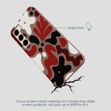 Chocolate Brown Earthy Curves Samsung Galaxy S24+(Plus) Case