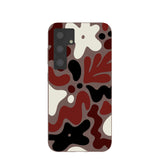 Chocolate Brown Earthy Curves Samsung Galaxy S24 Case