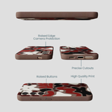 Chocolate Brown Earthy Curves Samsung Galaxy S24 Case
