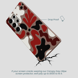 Chocolate Brown Earthy Curves Samsung Galaxy S25 Ultra Case