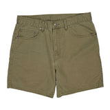 Levis Denim Shorts - 32W 6L Khaki Cotton