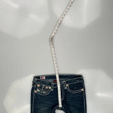 True Religion Skinny Jeans - 28W US 2 Dark Wash Cotton