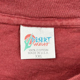 Maryland Desert Heat Single Stitch T-Shirt - 2XL Red Cotton