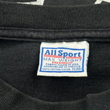 Rolling Thunder All Sports Single Stitch T-Shirt - XL Black Cotton