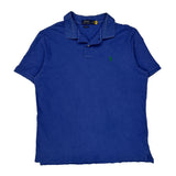 Polo By Ralph Lauren Polo Shirt - Large Blue Cotton