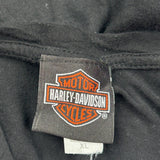 Harley Davidson Graphic T-Shirt - XL Black Cotton