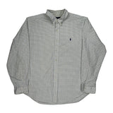 Ralph Lauren Checked Shirt - 2XL Blue Cotton