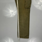 Carhartt Cargo Trousers - 32W 34L Green Cotton