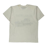 El Salvador Old Navy Single Stitch T-Shirt - Large White Cotton