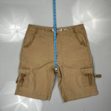Ecko Unltd Cargo Shorts - 36W 11L Beige Cotton