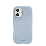 Powder Blue Ebb and Flow iPhone 16 Case