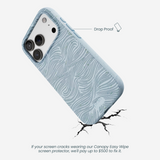 Powder Blue Ebb and Flow iPhone 17 Pro Case