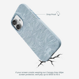 Powder Blue Ebb and Flow iPhone 17 Case