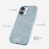 Powder Blue Ebb and Flow iPhone 17 Case