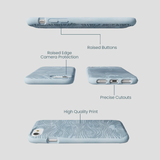 Powder Blue Ebb and Flow iPhone 6/6s/7/8/SE Case