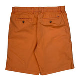 Tommy Hilfiger Chino Shorts - 34W 9L Orange Cotton