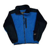 Made In USA Mountain Hard Wear Fleece Jacket - Medium Blue Polyester