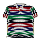 Coogi Striped Polo Shirt - 2XL Multicoloured Cotton