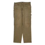 Wrangler Carpenter Trousers - 32W 32L Khaki Cotton