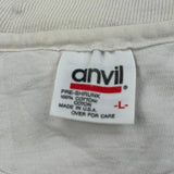 Vintage Billy Joel 1993 River Of Dreams Tour Anvil Single Stitch Long Sleeve T-Shirt - Large White Cotton