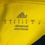 Colombia 2015 Adidas Football Shirt - Small Yellow Polyester