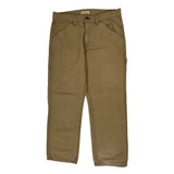 Blue Mountain Carpenter Trousers - 34W 30L Brown Cotton