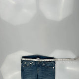True Religion Skinny Jeans - 28W US 2 Blue Cotton