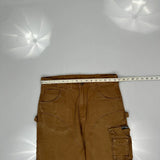 Unbranded Cargo Trousers - 34W 32L Brown Cotton