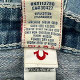 True Religion Boot Cut Jeans - 30W US 4 Blue Cotton