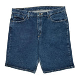 Wrangler Denim Shorts - 36W 10L Blue Cotton