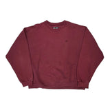 Heavyweight Starter Sweatshirt - XL Burgundy Cotton