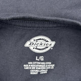 Dickies T-Shirt - Large Black Cotton