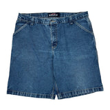 Quiksilver Denim Shorts - 38W 9L Blue Denim