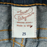 True Religion Contrast Stitch Jeans - 28W US 2 Blue Cotton