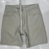 Wrangler Carpenter Shorts - 35W 10L Gray Cotton