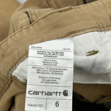 Carhartt Cargo Shorts - 30W UK 10 Brown Cotton