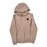 Carhartt Hoodie - Small Pink Cotton