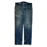 501 Levis Jeans - 32W 29L Blue Cotton