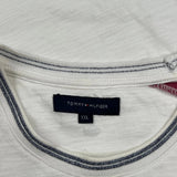 Tommy Hilfiger Contrast Stitch T-Shirt - 2XL White Cotton