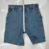 Unbranded Denim Shorts - 32W 9L Blue Cotton