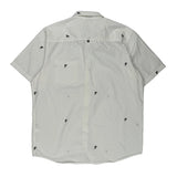 Oakley Short Sleeve Shirt - Large White Cotton