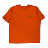 Carhartt T-Shirt - XL Orange Cotton