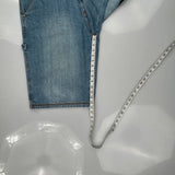 Timberland Cargo Denim Shorts - 34W 12L Blue Denim