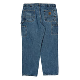 Carhartt Carpenter Jeans - 36W 31L Blue Cotton