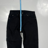 Dickies Carpenter Trousers - 34W 32L Black Cotton