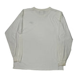 Reebok Long Sleeve T-Shirt - XL White Cotton