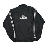 Adidas Track Jacket - Large Black Polyester