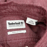 Timberland Shirt - Medium Red Cotton