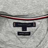Est. 1985 Tommy Hilfiger T-Shirt - Large Gray Cotton