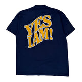 Single Stitch San Diego Fan Fruit Of The Loom Graphic T-Shirt - Large Navy Cotton